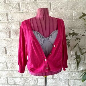 Juicy Couture Vibrant Pink Cardigan
